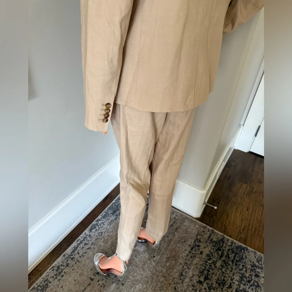 NWT Never Worn Suit by Ann Taylor — Beige Tan Stylish Look! - Picture 14 of 16